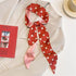 4 Pack Purse Scarf for Bags Silk Head Scarf for Hair Handbag Women Scarfs Band Hair Neck Scarves Fashion Gifts,05...