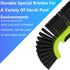 Sepetrel Upgrade Pool Brush Head for Cleaning Pool Walls,Heavy Duty Inground/above Ground Swimming Pool Scrub Brushes,Suitable for Various Harsh P...