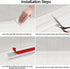 39 inch Water Barrier for Sink, Silicone Rubber Kitchen Water Splash Guard, Bendable Corner Dam Water Retaining Strip for Countertop,Shower, Bathr...