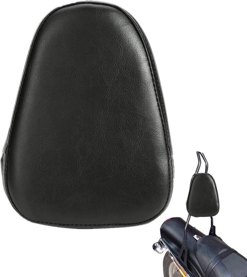 OSAN Universal Motorcycle Synthetic Leather Rear Sissy Bar Backrest Cushion Pad - Black...
