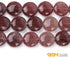 GEM-Inside Natural 20mm Coin Pink Rose Cherry Quartz Gemstone Loose Beads Energy Stone Handmade Beads for Jewelry Making Jewelry Beading Supplies ...
