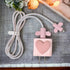 Cable Protector for iPhone Charger, Silicone Charger Protector Set - Cute Cable Cover Silicone Charger Case for 18W/20W iPhone Charger, Pink Heart...