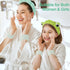 Canitor Spa Headband Wrist Bands Set with Hair Clips Skincare Headband for Washing Face Skin Care Puffy Makeup Headband Preppy Teen Girl Gifts Cut...