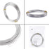 Fashewelry 32.8 Feet 15 Gauge Aluminum Wire Silver Bendable Metal Craft Wire for Beading Jewelry Craft Making...