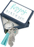 Sweet 16 Keychain for Her Dream Catcher 16th Birthday Gift for sweet 16 Birthday Key Chain, Packaged in Hand Stamped Box...