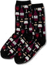 Hot Sox Women's Fun Cocktail Drinks Crew Socks-1 Pair Pack-Happy Hour Cool & Funny Gifts...