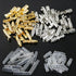 Glarks 240Pcs 3.9mm Brass Male and Female Bullet Terminals Wire Connector Block with Insulating Sleeves for Car Truck Motorcycle Bike...