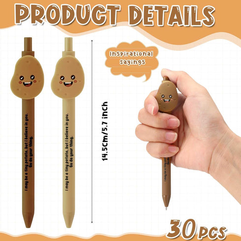 30 Pcs Inspirational Pens Motivational Quotes Ballpoint Pens Bulk Positive Pens with Sayings Back to School Gifts Black Ink Pens for Kid Adult Sch...