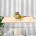 Wontee Bird Perch Stand Wooden Platform for Cockatiels Conures Rats Gerbils Chinchillas Squirrels (M)...