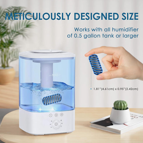 20X Humidifier Demineralization Cartridge Compatible with Most Humidifiers Replacement for Ultrasonic Humidifier Tank Cleaner Fish | Prevents Hard...