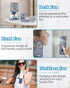 Portable Fan Rechargeable,Handheld Fan 4000mAh Battery Operated Fan with Digital Display,Hand Fans for Women Foldable Mini Pocket Fan,Foldaway Han...