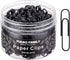 Large Paper Clips, 2 Inch Black Paper Clip, 200 pcs Jumbo Paperclips...