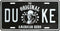 Midsouth Products John Wayne License Plate - Black and White...