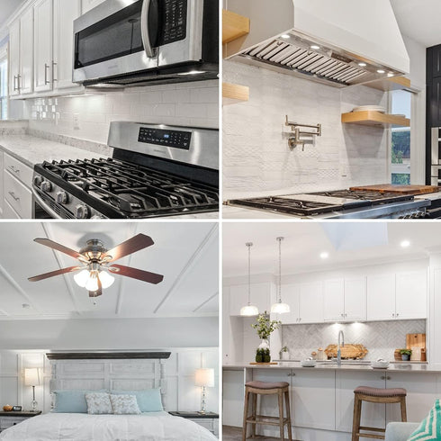 DiCUNO E17 LED Bulb, Appliance Bulbs, Microwave Oven, Stovetop Light, 4W 400lm, Daylight White 6000K, Non-dimmable 40w Equivalent Replacement for ...