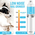 Dog Nail Grinder with Super Quiet, 4-Speed Rechargeable Dog Nail Trimmers for Large Dogs, Medium & Small Dogs & Cats Toenail Grooming, Cat Nail Tr...