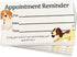 100 Grooming Appointment Reminder Cards - appointment cards for Dog Groomers, Veterinarians, Vets Offices, Pet Hospital, Cat Sitter, Kennels, and ...