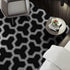 10 Pcs Self-Adhesive Hexagonal Matte Frosted Vinyl Floor Wall Tiles Sticker for Home Decor, Peel and Stick Stone Effect Foaming Flooring Tiles, 20...