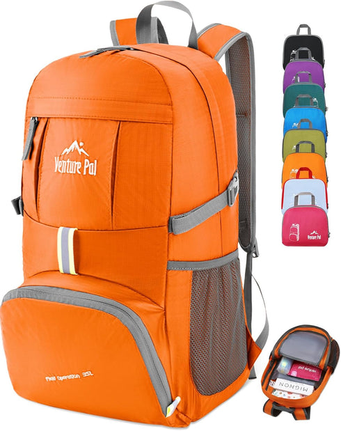 Venture Pal 35L Ultralight Lightweight Packable Foldable Travel Camping Hiking Outdoor Sports Backpack Daypack...