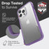 RAPTIC Terrain Case for iPhone 13 Pro, Biodegradable & Eco-Friendly, 10ft Drop Protection, Purple...