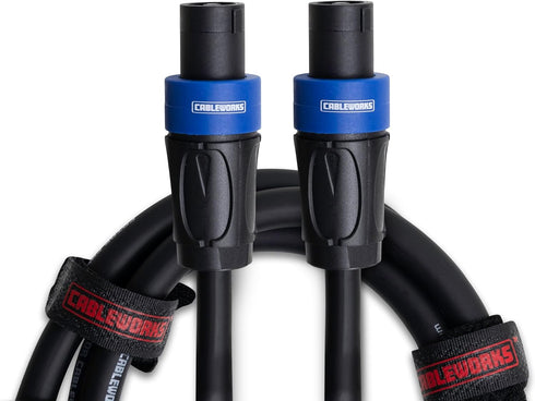 Cableworks By Gator Cases Composer Series Deluxe 3 Foot Twist Lock Connector to Twist Lock Connector Speaker Cable; (GCWC-SPK-03-2TL)......