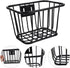 Toddmomy Bicycle Iron Basket Detachable Bike Basket for Adult Bikes Bike Rack Cycling Child Riding Frame...