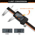HARDELL Digital Caliper, 6 Inch Stainless Steel Caliper Measuring Tool with Large LCD Screen, Electronic Micrometer Caliper Digital Inch/Millimete...