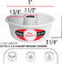 Fat Daddio's RMP-5 Anodized Aluminum Small Ring Mold Pan, 5 x 2.25 inch, Silver...