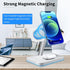 Magnetic Wireless Charger for Apple Magsafe, 15W 3 in 1 Qi Fast Wireless Charging Station Stand for iPhone 14/13/12/ Pro/Pro Max/Mini, Apple Watch...