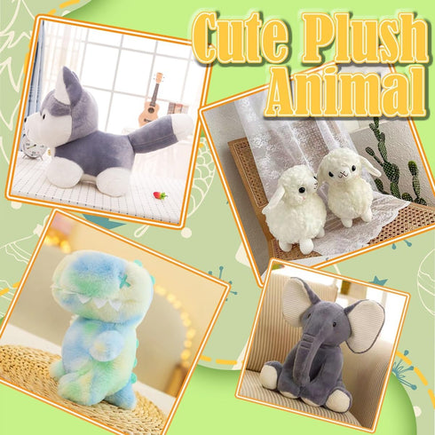 Cute Animal Plush Toy, Cuddly Stuffed Toy for Play and Comfort, Perfect Soft and Huggable Plush Gift Toys for Kids 3+ (Sheep)...