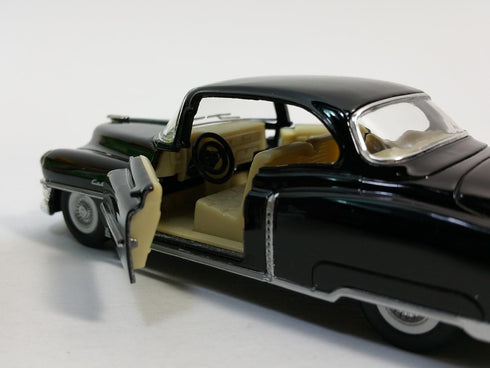 Kinsmart 1953 Cadillac Series 62 Black 2 Door Coupe 1/43 O Scale Diecast Car...