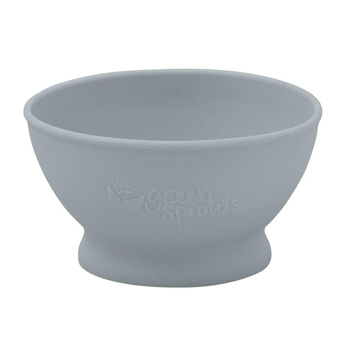 green sprouts Feeding Bowl made from Silicone | Gently transitions baby to pureed food | Easy to hold, Durable, Unbreakable, Heat-resistant silico...
