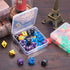 BENECREAT 10 Pack 3.74x3.74x1.18" Square Clear Plastic Bead Storage Containers Box Case with lid for Crafts, Beads, Coins, Jewelry and Watch Findi...