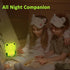 Frog Night Light, Frog Gifts for Girl, Frog Lamp Gifts Bedside Lamp for Nursery, ABS+SIL, Touch Control, Portable and Rechargeable Dimmable, Birth...