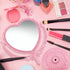 Pink Heart Vanity Mirror 360 Degree Swivel Makeup Mirror Aesthetic Mirror Double Sided Table Desk Countertop Mirror Stand Cosmetic Mirror Dresser ...
