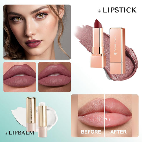 Color Nymph All In One Makeup Kit, Makeup Gift Set for Beginners Teenager Girls with Eyeshadow Palette Blush Lipstick Lip Pencil Eye Pencil Brush ...