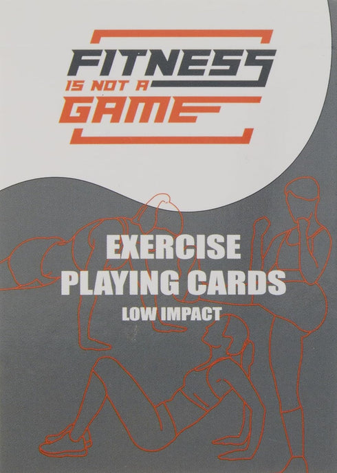 Low-Impact Exercise Playing Cards | 52-Card Deck | Bodyweight | All Fitness Levels | Strength Training and Cardio | at-Home Workout | Family Game ...