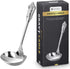 KEAWELL Gorgeous 1 oz. 18/10 Stainless Steel Gravy Ladle, Antique Small Ladle for Stirring, Mirror finished Soup Ladle Spoon and Dishwasher Safe (...