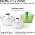OXO Good Grips Little Salad & Herb Salad Spinner, Fruit Washer and Lettuce Spinner...