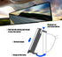 1 PC Rear View Mirror, 11.4 inch Panoramic Rearview Mirror, Interior Clip-on Wide Angle Rear View Mirror, Reduce Blind Spot Effectively Universal ...