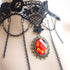 ETERNITY J. Elegant Vintage Princess Black Lace Gothic Statement Necklace Bracelet Victorian Lolita Choker Pendant Vampire Chain...