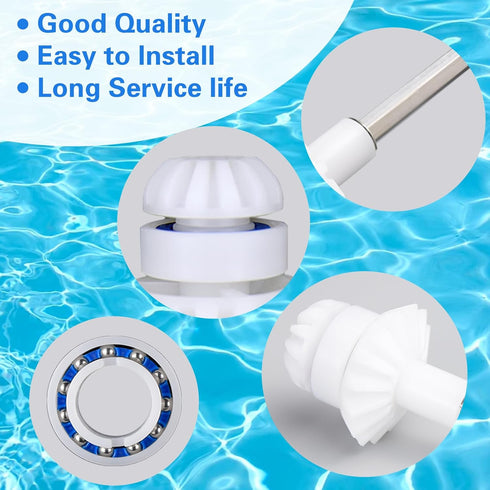 MX8 Pool Cleaner Parts for ATIE MX6 MX8 MX6EL MX8EL Elite,Pool Cleaner Drive Shaft Tune-up Compatible with Zodiac,with Drive Shaft Assembly R05251...