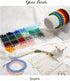 600pcs Glass Beads for Jewelry Making, 24 Color 8mm DIY Crystal Beads Bracelet Making Kit Chakra Beads, Round Stone Beads Never Fade Suitable for ...
