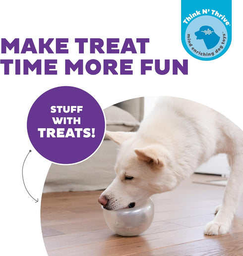 Outward Hound Snoop Interactive Treat Dispensing Dog Toy, Large, White...