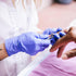 Disposable Nitrile Exam Gloves, 3mil, Medium, Box of 50, Violet Nitrile Gloves Disposable Latex Free for Medical, Cleaning, Cooking & Esthetician,...