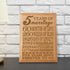 KATE POSH - 5th Anniversary Engraved Natural Wood Plaque, 5th Wedding for Her, for Him, for Couple, 5 Years of Marriage, 5 Years Together as Husba...