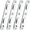 4 PCS Wood Bed Rail Connecting Fittings?5 Inch Thicken Bed Rail Fasteners Zinc Round Bed Hook...