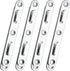 4 PCS Wood Bed Rail Connecting Fittings?5 Inch Thicken Bed Rail Fasteners Zinc Round Bed Hook...