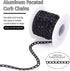 Pandahall 16.4 Feet Black Aluminum Curb Chains 7x4x1.2mm Diamond Cut Cuban Link Chains Jewelry Chains Roll for DIY Personalized Bracelet Necklace ...