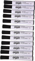 School Smart Dry Erase Marker, Low Odor, Chisel Tip, Black, 40 lb - 24 Inches x 1000 Feet, Pack of 12, White...