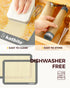 Silicone Baking Mat, Katbite Large Baking Mat Set of 3-2 Half Sheets Mats (11 5/8" x 16 1/2") + 1 Quarter Baking Sheets, Reusable & Nonstick Bakew...